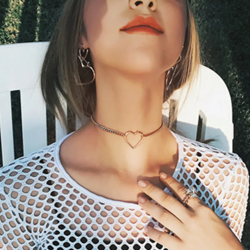 Новое модное простое Золотистое Ожерелье-цепочка женский элегантный подарок летнее короткое ожерелье ювелирных изделий X51