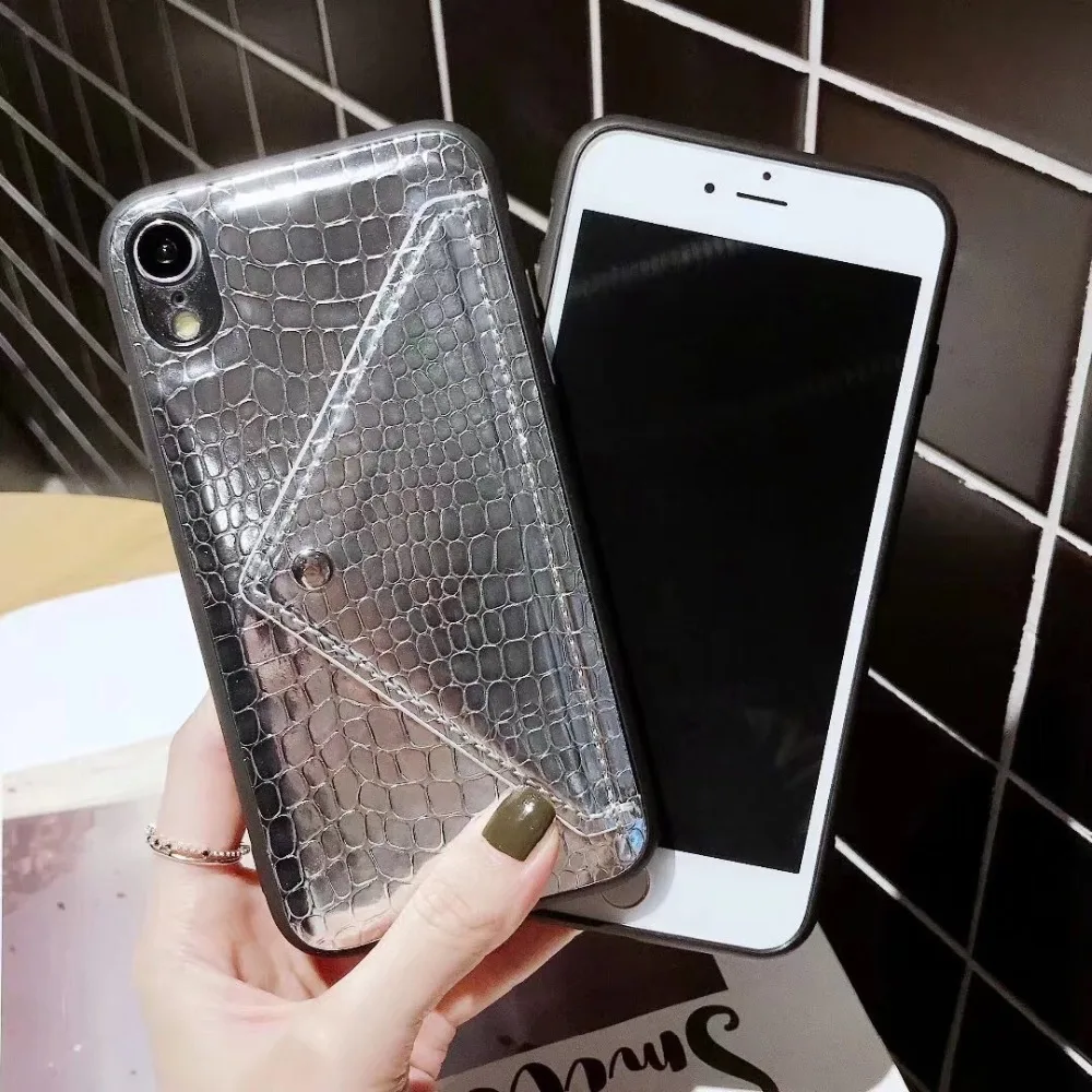 Case For iPhone X Xr Xs Max Case Sexy Snake Skin Laser Flip Wallet Neck Chain Card Slots Stand Case For iPhone 7 8 6S Plus Cover (14)