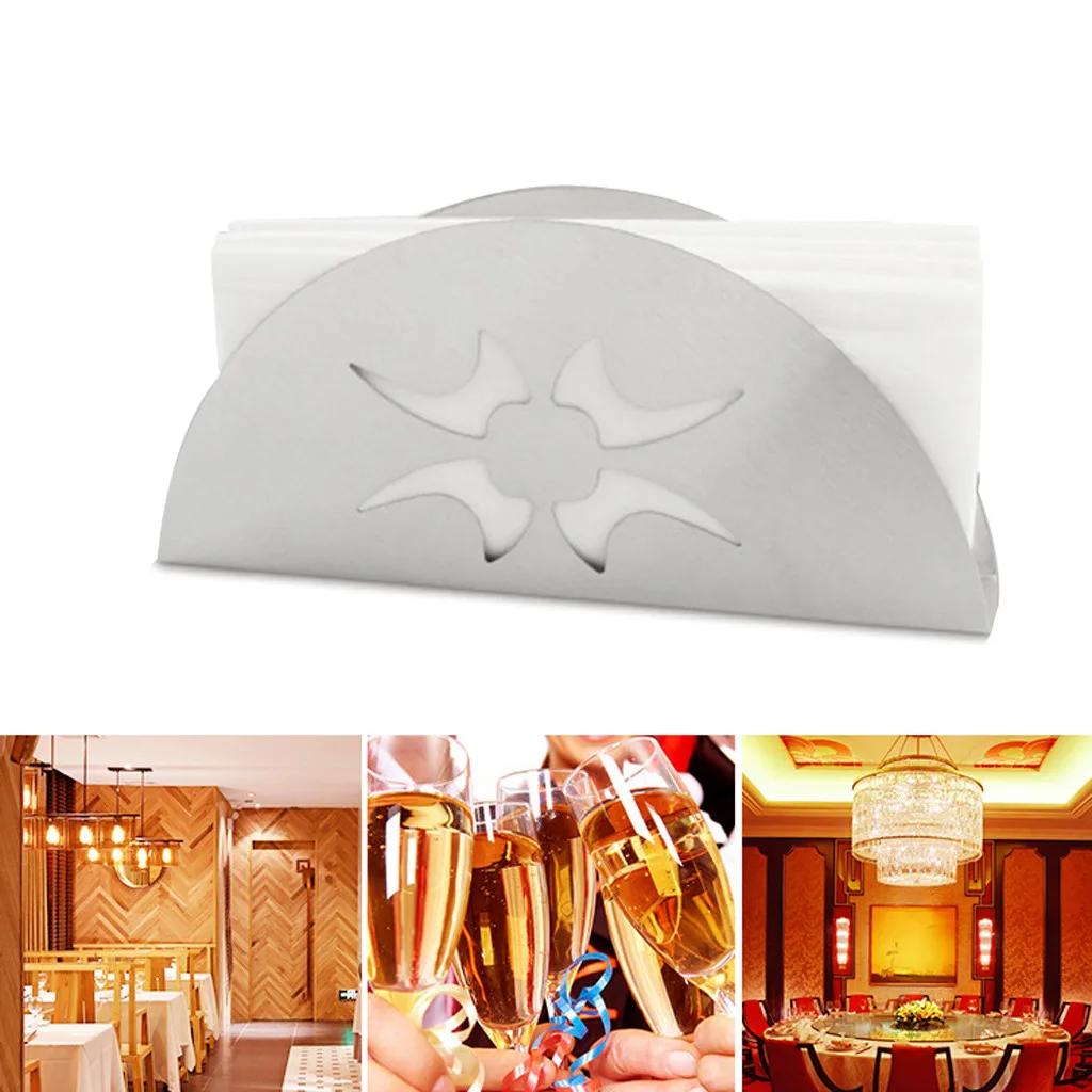 

ISHOWTIENDA 2019 Napkin Holder For Tables Kitchen Accessories Table Decoration Napkin Rack Hot sale