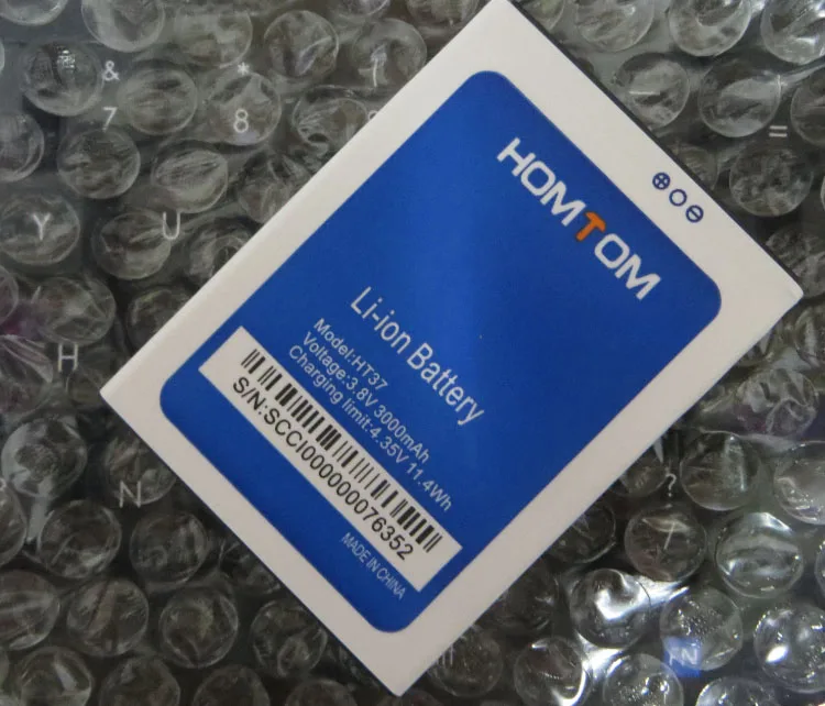 100% New Original homtom ht37 Battery 3000 mAh for Smart Phone | Мобильные телефоны и аксессуары