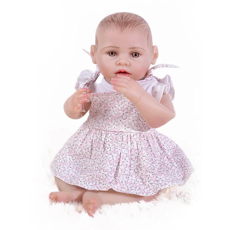 OtardDolls 43 см кукла Bebe Reborn мягкая силиконовая игрушка для мальчиков и девочек милая