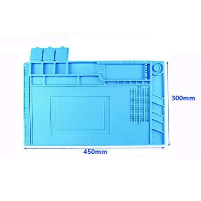 Магнитное Силиконовое теплоизоляционный коврик для пайки электроники ремонт компьютера коврик ALI88