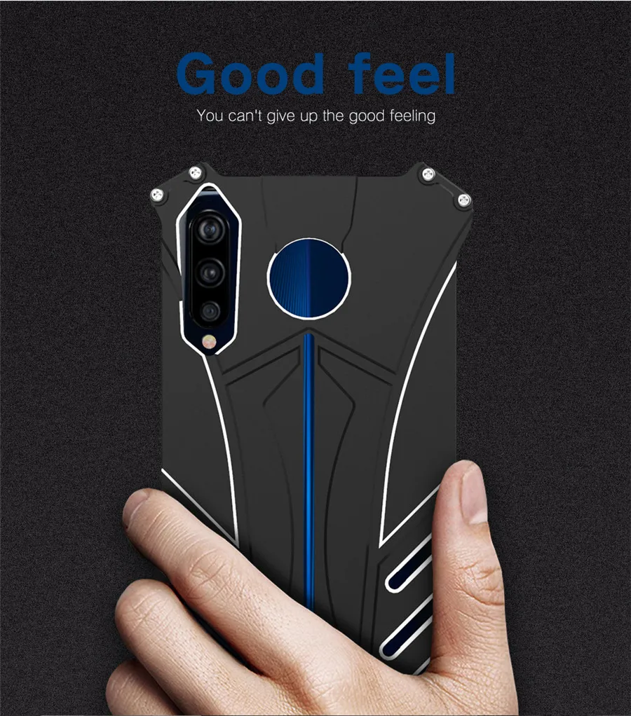 VIVO iQOO Case R-JUST Batman Luxury Aluminium Metal Case For VIVO iQOOVIVO X27 Phone Cover Coque  (6)