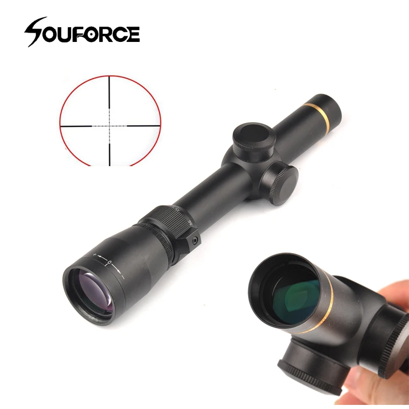 

1.5-5X20 Mil-dot Illuminated Tactical Optics Scope Riflescopes fit Air Rifle Scope Hunting