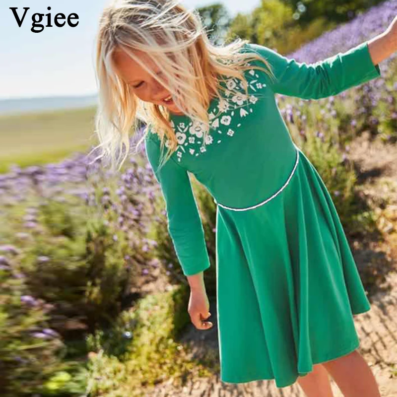 

Vgiee Baby Clothes Kids Dresses for Girls Autumn 2019 Brand Dress for Girls 3 Years Long Sleeve Birthday Dress for Girls