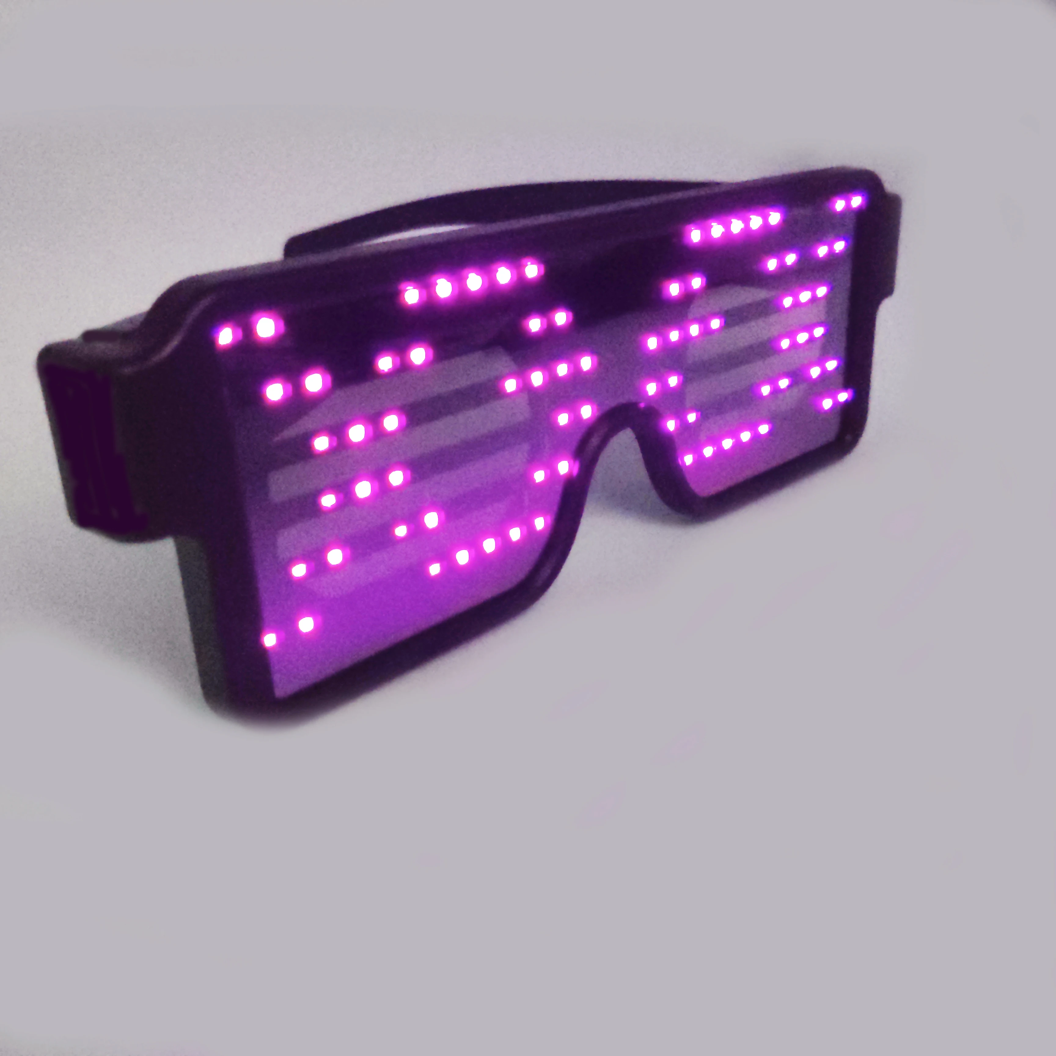 Неоновые очки светодиодные очки мигающий на проводе светодиодный безумно большого очки для вечеринки