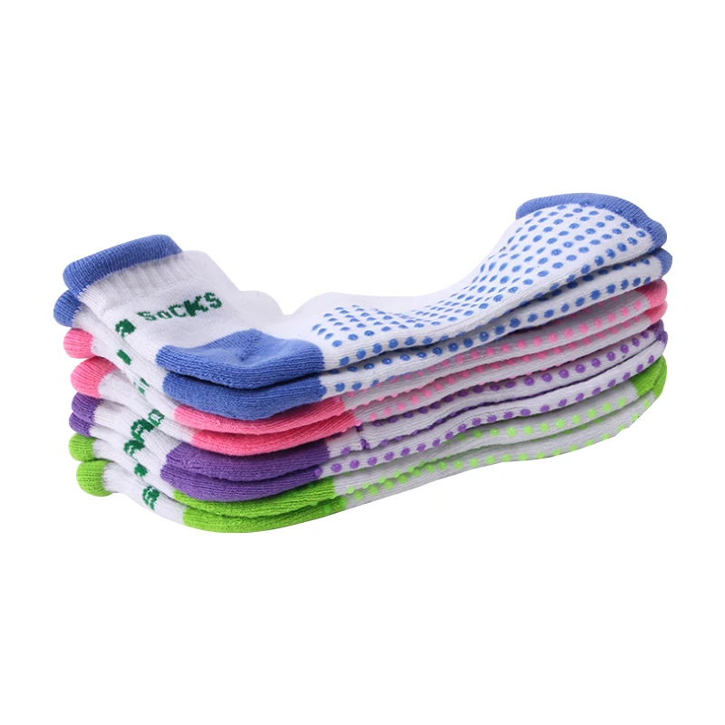 Women Fitness Yoga Socks Professional Anti Slip Rubber Dots Sports Indoor Exercise Socks Latex Pilates