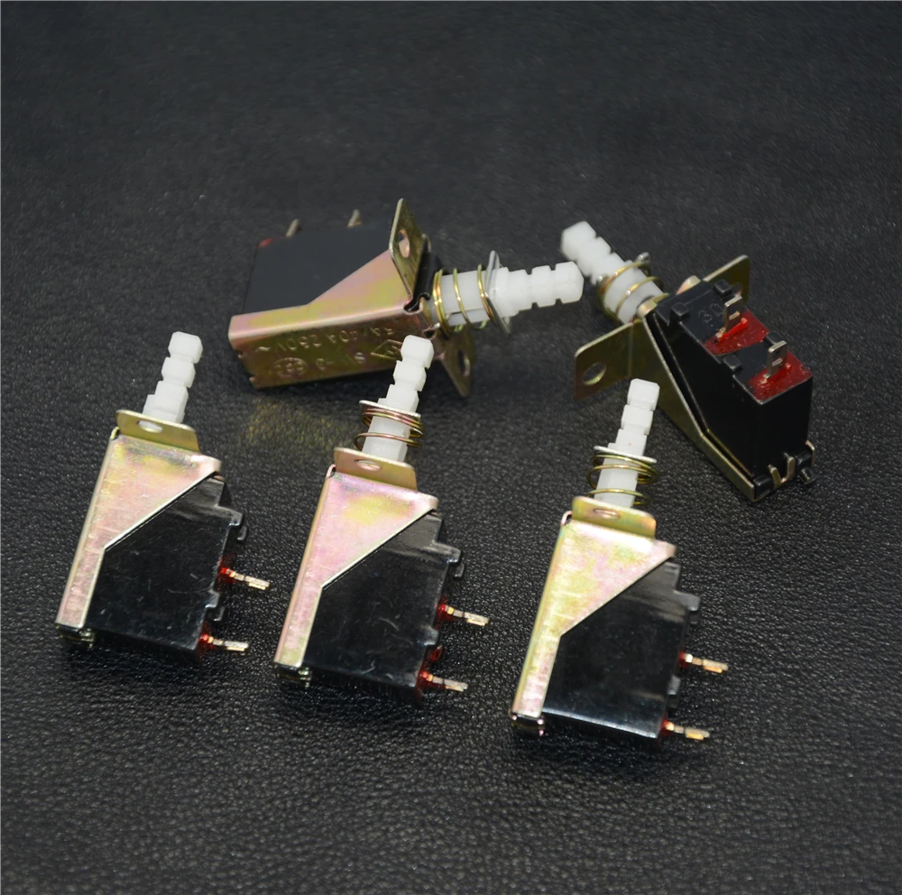 

10 Pcs/lot SW-3 AC 250V 5A 40A 2 Pins SPST Push Button Power Switch free shipping