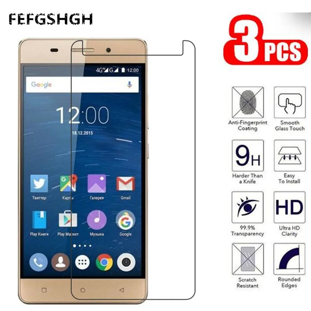2.5D 9H Tempered Glass For Highscreen Power Ice Screen Protector On The Protective Film | Мобильные телефоны и аксессуары