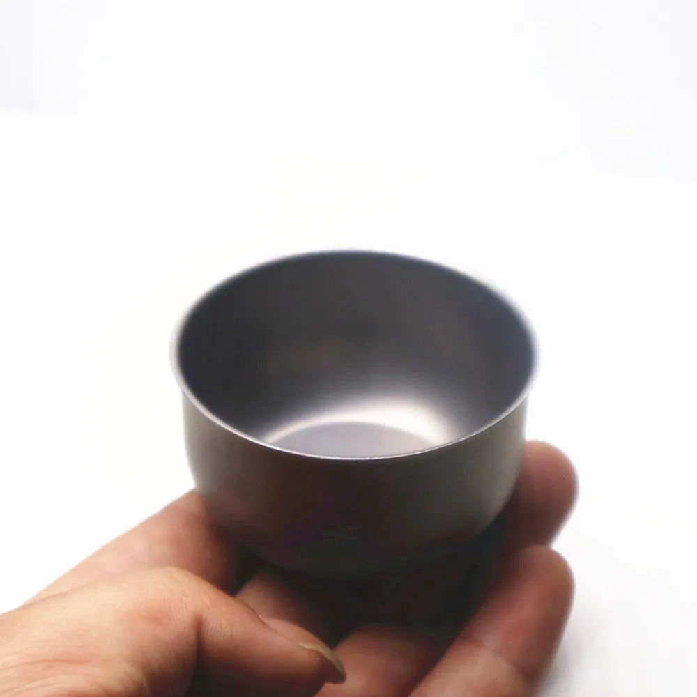 

Outdoor bushcraft Titanium EDC Cocktail Wine Tea Cup Small Kung Fu Cup Pure Titanium Lightweight Camp Hike Picnic kit