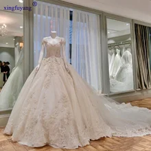 Wedding Dress Vintage Bohemian Lace Cap Sleeve Wedding Dresses Ball Gown 2017 Luxury Pearls White Bridal Dress Vestido De Noiva
