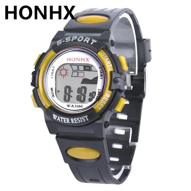 Top Brand HONHX Cool Waterproof Children Boys Digital LED Sports Watch Kids Alar Top Brand HONHX Cool Waterproof Children Boys Digital LED Sports Watch Kids Alar