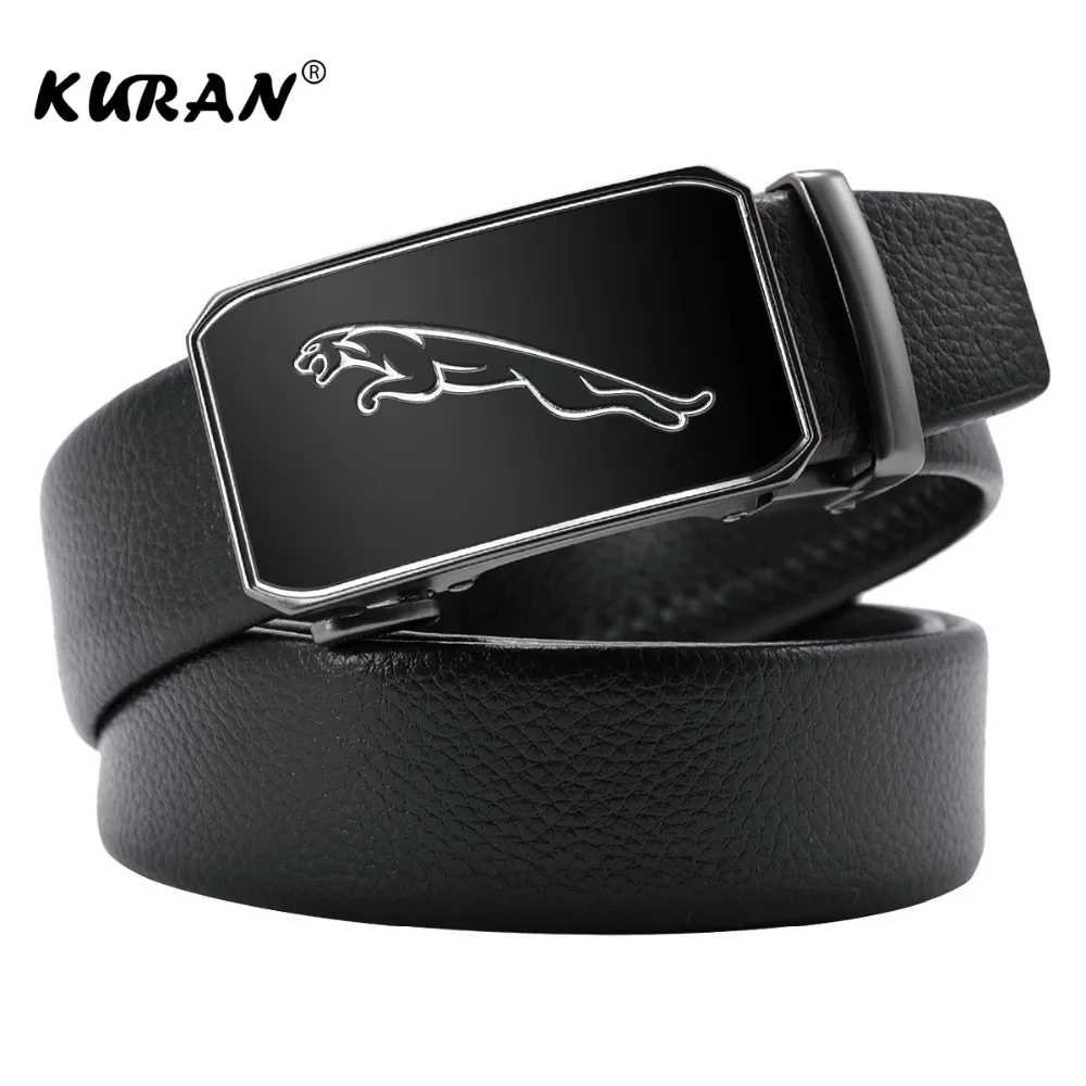 

KURAN Famous Brand Belt New Designer Men's Belts Luxury Man Fashion Belt for Men High Quality Automatic Buckle Male Waist Strap