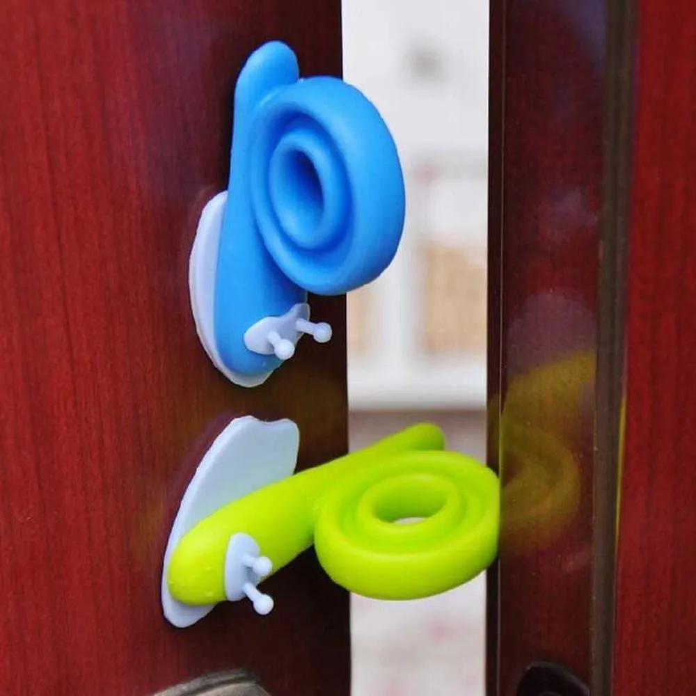 

3PC Lot Baby Safety Seguridad Products Silicon Doorstop Door Clip New Arrival Kids Cartoon Animal Child Safety Door Stopper