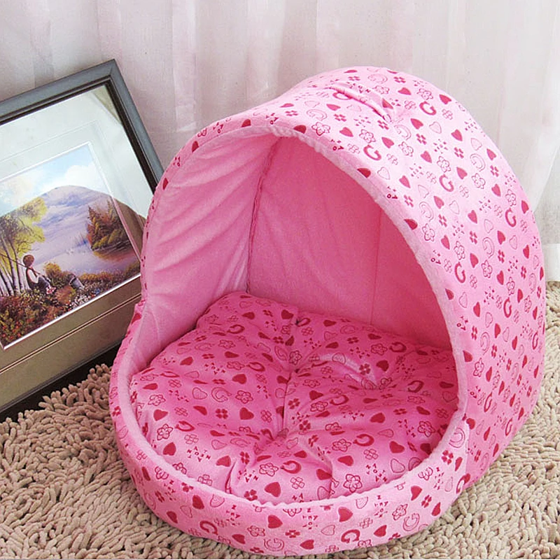 

Dog Beds For Small Dogs Warm Print Soft Pet Cushion Dog Kennel Mongolia House Pet Tent Cat Sleeping Pad Pet Supplies ATY-031