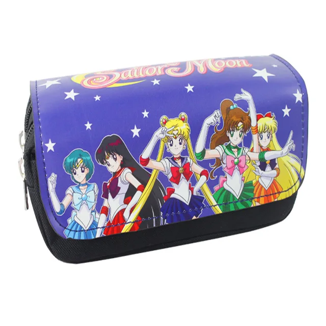Anime Sailor Moon Stationery Bag Large Capacity Double Zipper Pencil Case In Wallets From Luggage Bags On Aliexpresscom Alibaba Group -