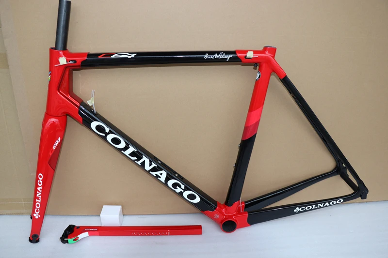 Top 2019 Colnago C64 UAE Team Frameset PKEM bicycle road frame Carbon bike frame BB386 cadre velo carbone sell 1