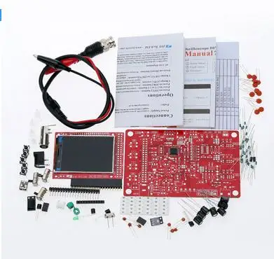 DSO138 цифровой осциллограф DIY Kit diy части для осциллографа делая Электронный диагностический инструмент обучения osciloscopio набор 1Msps