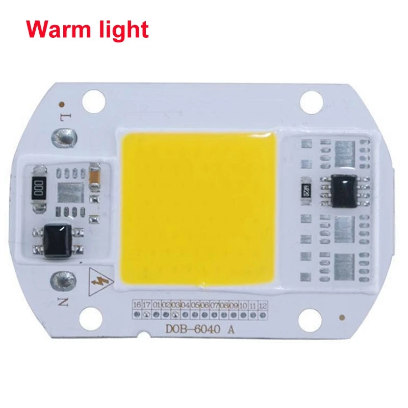 Светодиодный COB Светодиодная лампа шарик 220V 20W 30W 50W умная ИС (интеграционная