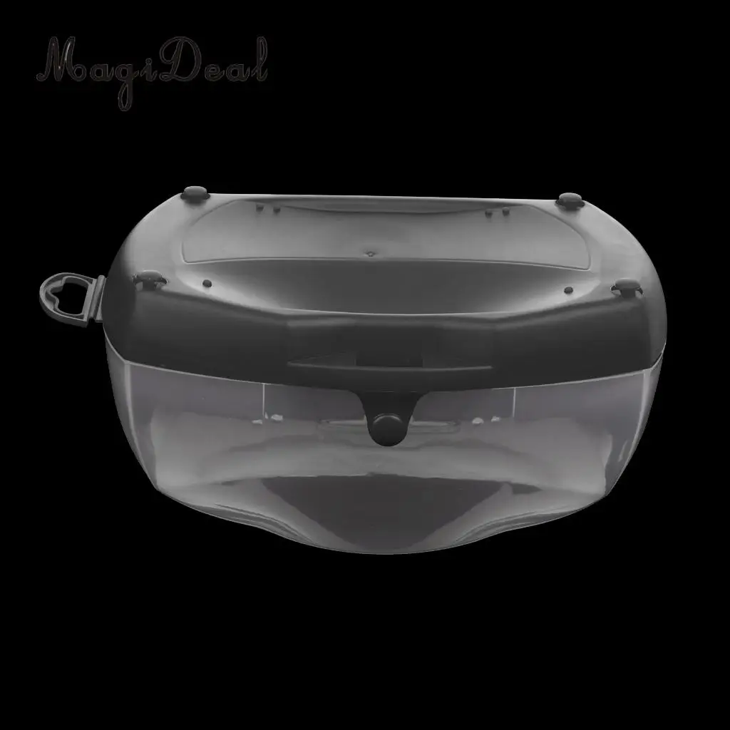  2Pcs Plastic Diving Mask Storage Box Snorkeling Goggles Swimming Glasses Lenses Hard Case Scuba Dive Gear Protective Container