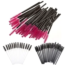 New 100PCS Disposable Eyelash Brush Mascara Wands Applicator Spoolers Make Up Brushes Makeup Tool Pincel Maquiagem