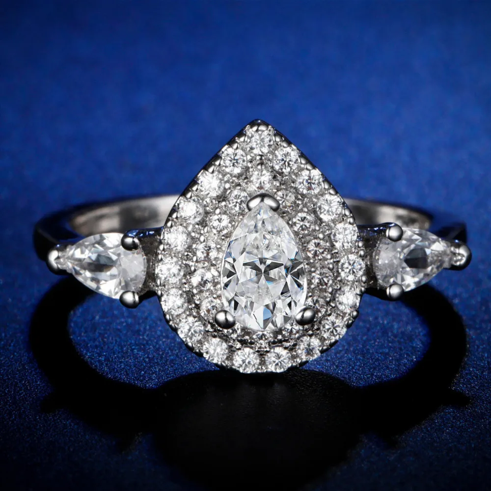 

Original Design Gorgeous cz unique style top quality Ring Cubic Zirconia Hot Ins sterling silver 925