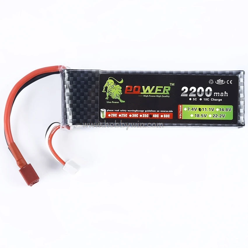 Лев мощность 11 1 V 2200mAh 40C LiPO батарея Burst 80C RC модель Lipoly pack|lion power|11.1v 2200mahlipo battery |
