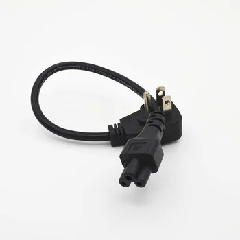 

5 pcs/lot US Power Cord For Notebook Flat 5-15P to C5,Nema 5-15P Male Plug to IEC 320 C5 Female Socket Adaptor Cable