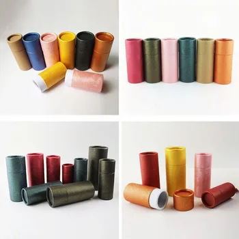 

20pcs/lot 100ML E Essential oils bottle packaging box kraft paper tube packing box dropper bottle round cardboard Perfume box