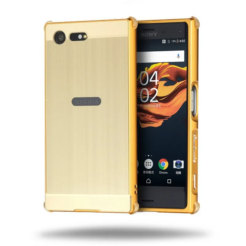 

Luxury Case For Sony X Compact Case Ultra thin Metal Aluminum Frame Plastic Back Cover For Sony Xperia X Compact Case