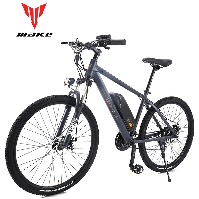 Cheap MAKE Mountain Electric Bike Alluminium frame 24 Speed SHIMAN0 Disc Brake 27,5" Wheel 1 Cheap MAKE Mountain Electric Bike Alluminium frame 24 Speed SHIMAN0 Disc Brake 27,5" Wheel 1