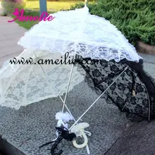 Модный кружевной дизайн Свадебный зонтик
