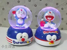 Jingle cat Doraemon light snow crystal ball font b music b font font b box b