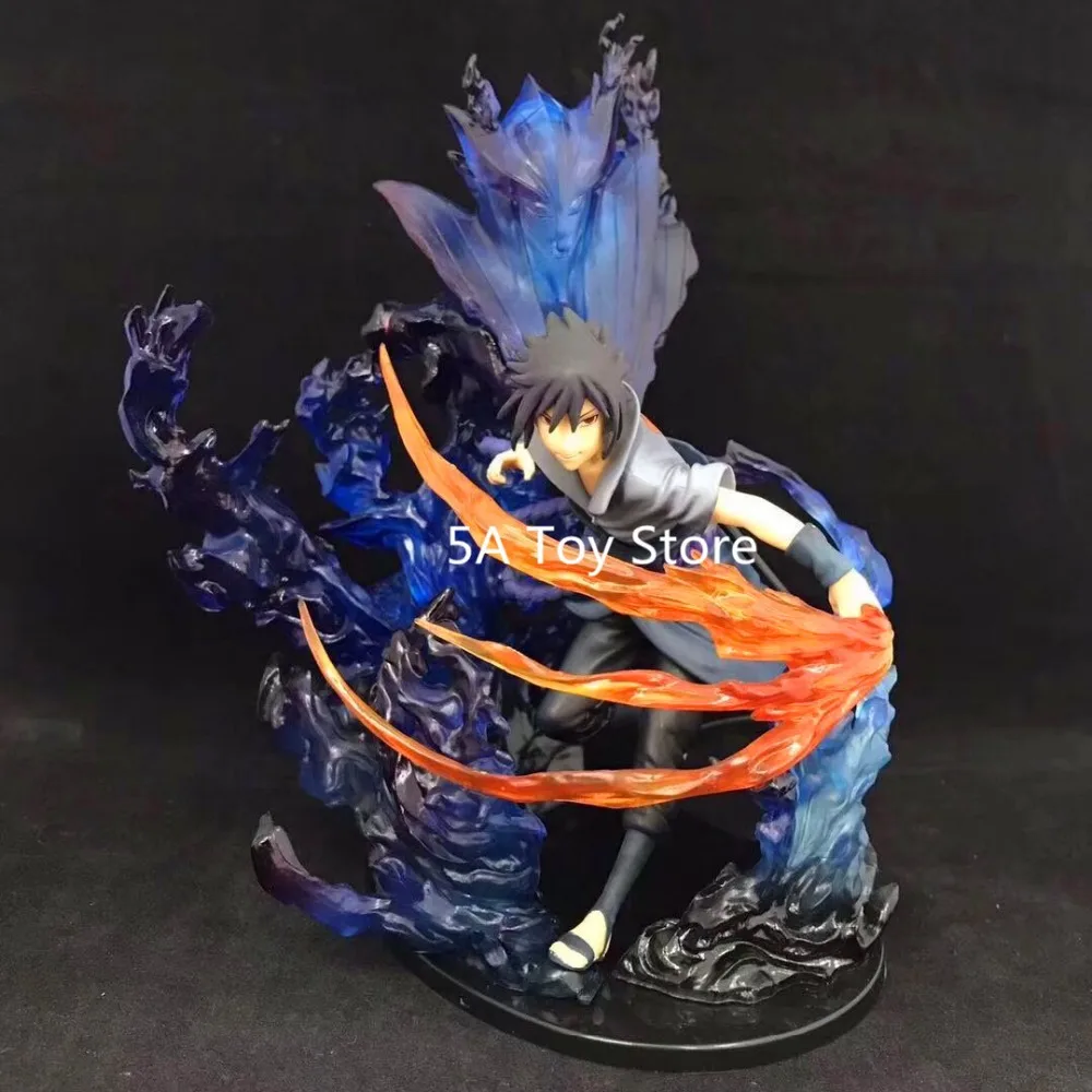 

Anime Naruto Figure Zero Fire Uchiha Itachi And Sasuke Susanoo PVC Action Figure Collection Model Toy