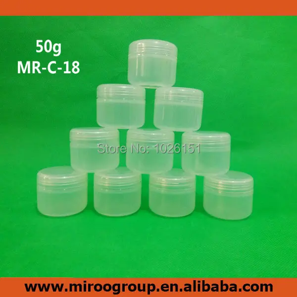 

Free Shipping 20PCS 50ml 50g jar cosmetic cream cosmetic jar make up refillable Empty Bottle wholesale,Cream Containers Jars 50g