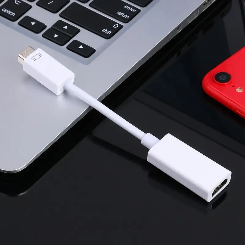 1080P Mini DVI Мужской HDMI Женский Кабель для монитора конвертер видеоадаптера