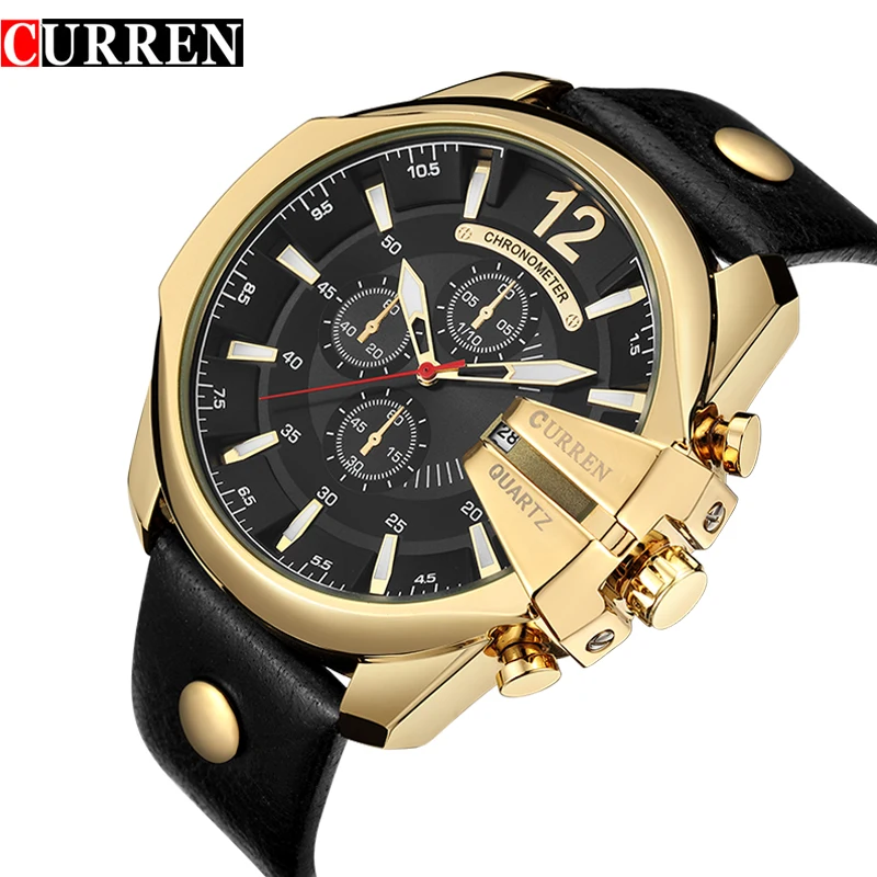 Prix pour Nouveau montres hommes curren marque de luxe de mode hommes de quartz montre date étanche sport homme horloge montre-bracelet militaire armée Prix pour Nouveau montres hommes curren marque de luxe de mode hommes de quartz montre date étanche sport homme horloge montre-bracelet militaire armée