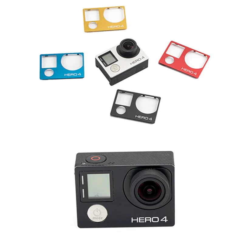 Suptig новые аксессуары для Gopro алюминиевая передняя панель Крышка Замена крепление для Gopro Hero 4 камера ремонт лицевой панели