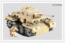 548pcs Century Military German King Tiger Tank Cannon Building Blocks Bricks Model Sets Kazi 82008 font