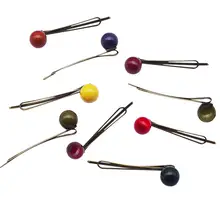 7 шт. антикварные не скользящие бисерные Ассорти Meatl оснастки милые заколки для волос для детей девочек