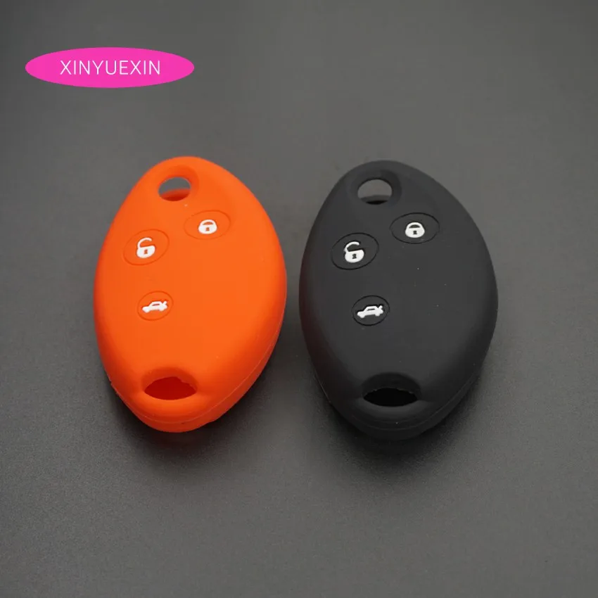 

Xinyuexin Silicone Car Key Cover FOB Case For For Citroen Xsara C5 2007 Flip Remote Car Key Jacket Car-StyLing With 3 Buttons