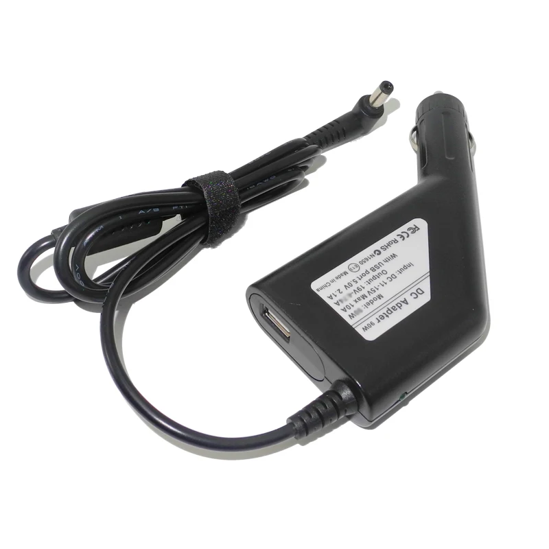 For Asus Toshiba 19V 4.74A 90W Laptop Car Charger