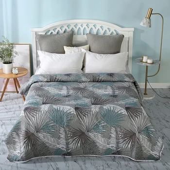 

Simple European Printing Cotton Polyester 150x200cm/200x220cm Quilting Bedspread/Soft summer blanket Duvet Quilt bed cover #sw