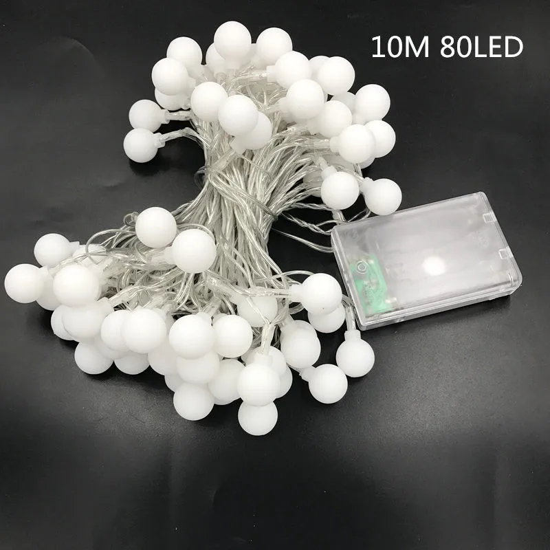 10 M 80 LEDs 3 * AA potencia IP44 al aire libre Multicolor LED Luces de cadena de las Luces de Navidad de vacaciones decoración de fiesta de boda Luces LED 10 M 80 LEDs 3 * AA potencia IP44 al aire libre Multicolor LED Luces de cadena de las Luces de Navidad de vacaciones decoración de fiesta de boda Luces LED