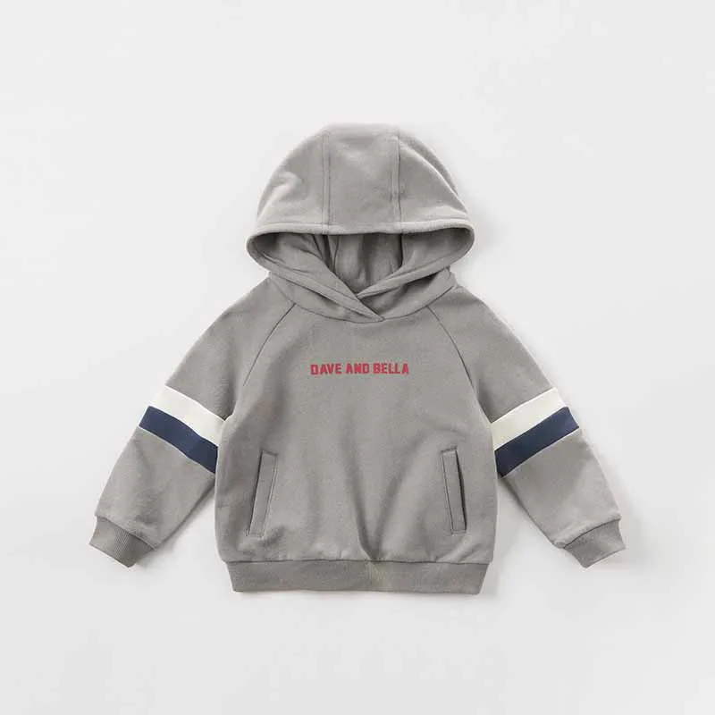 

DBK8146 dave bella autumn kids boys long sleeve hooded pullover children Sweatshirts kids Hoodies