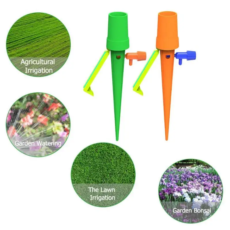 

Auto Drip Irrigation Watering System Universal Watering Spike for Plants Flower Indoor Household Waterers Bottle Drip Irrigation