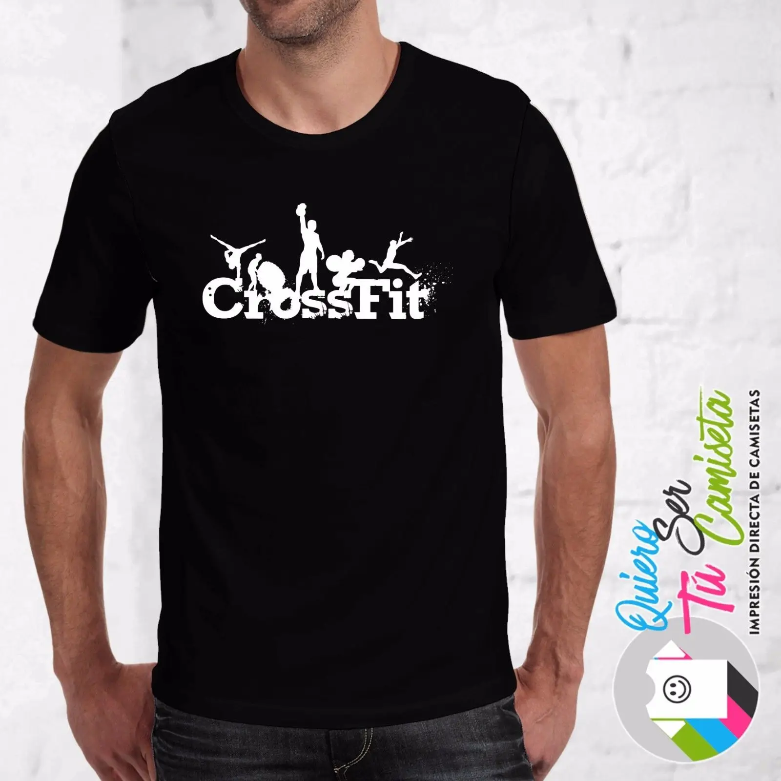 CAMISETA CROSSFIT LOGO T SHIRT ENVIO CHEMISE UNTERHEMDin TShirts from