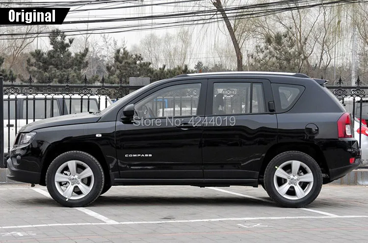 TOMMIA 6 шт. хромированная нижняя оконная рама из нержавеющей стали для Jeep Compass 11-15 автомобильные аксессуары
