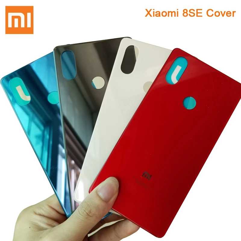 Оригинальный стеклянный чехол для XIAOMI 8 MI8 M8 8SE Mi задняя крышка телефона