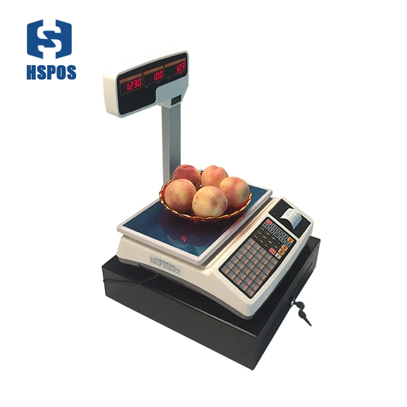 Весом scale1000 плюс поддержка термопечать получения с RJ11 порт денежный ящик вместе